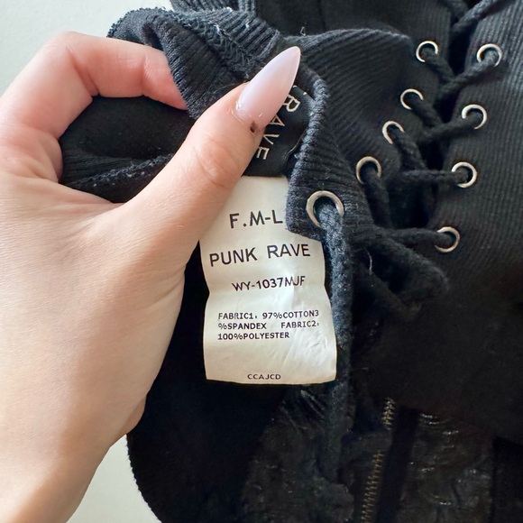 Punk Rave Corset - Picture 6 of 6